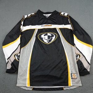 Thor Motocross Jersey Shirt Mens Medium Black Long Sleeve C4 Core Racing MX